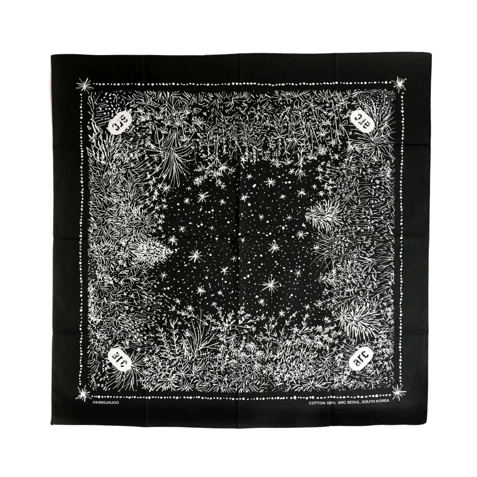 Cotton Bandana 01 – Black