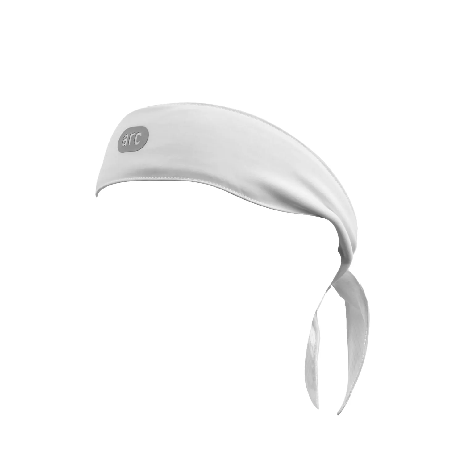 Flowy Tie Headband – White