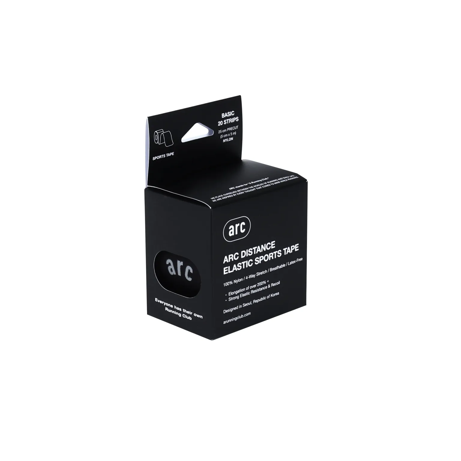 Distance Elastic Sports Tape – Black