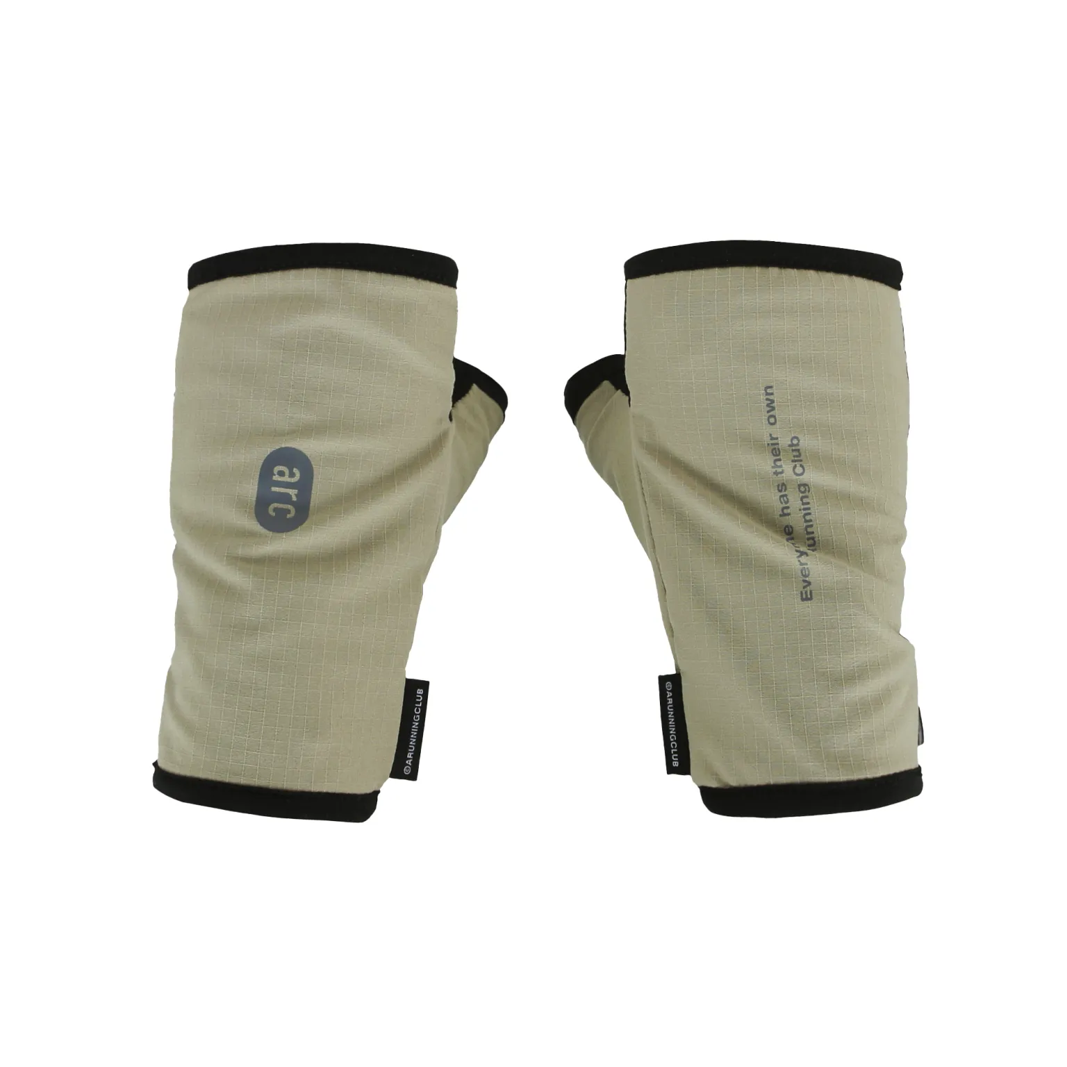 Fingerless Running Gloves – Khaki