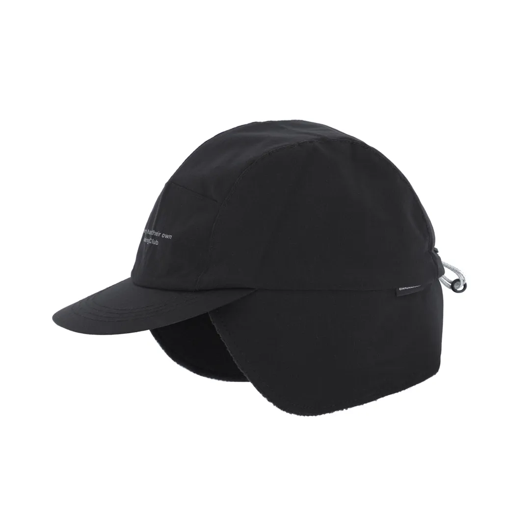 Fleece Ear Flap Cap – Black